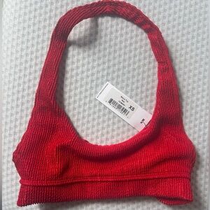 NWT ⭐️ Starry Red Frankie’s Bikinis Top